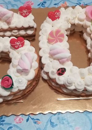 Foto di Number Cake di frolla Sable ' e camy cream