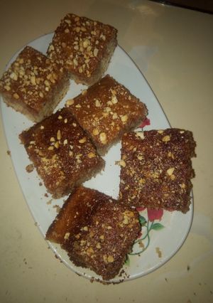 صورة لوصفة مسكوتة و بسبوسة ماربري