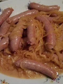 Una foto de Salchichas al vino