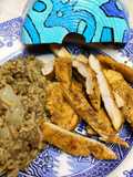 Filetes de pavo en adobo de miel y jengibre
