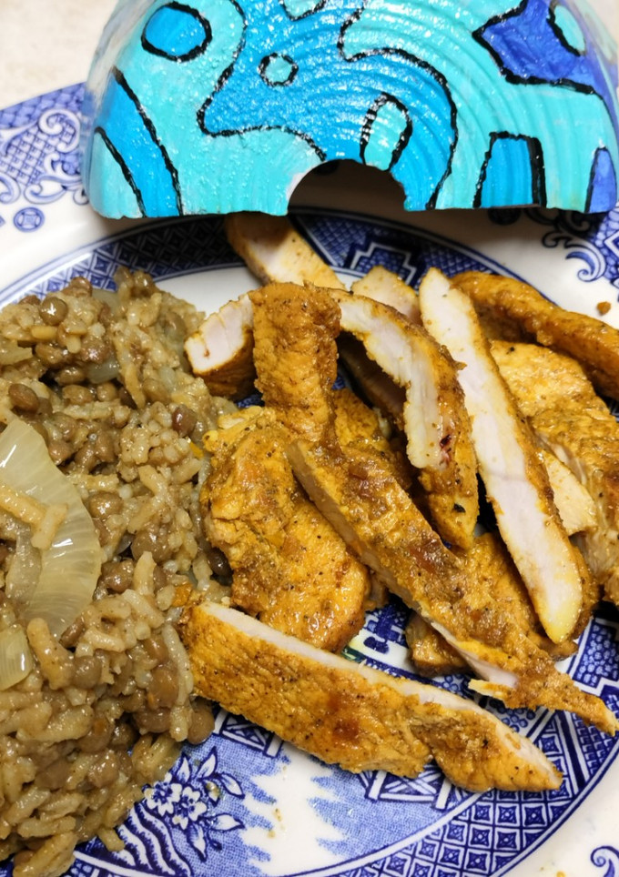 Una foto de Filetes de pavo en adobo de miel y jengibre