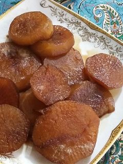 عکسی از دستور شلغم عراقی با شیره (Iraqi turnip with juice)