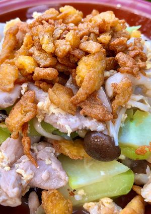 รูปของ มะระหวาน (ฟักแม้ว) ผัดไข่