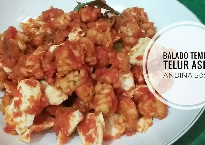 Resep Balado  Tempe Telur  Asin  oleh Andina Puspita Cookpad