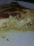 Tarta de zapallitos y pescado