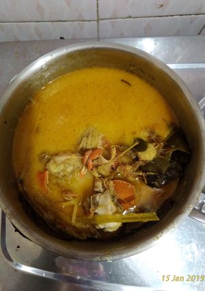 Foto resep Kare kepiting, udang (non msg), bisa utk batita 2,5thn