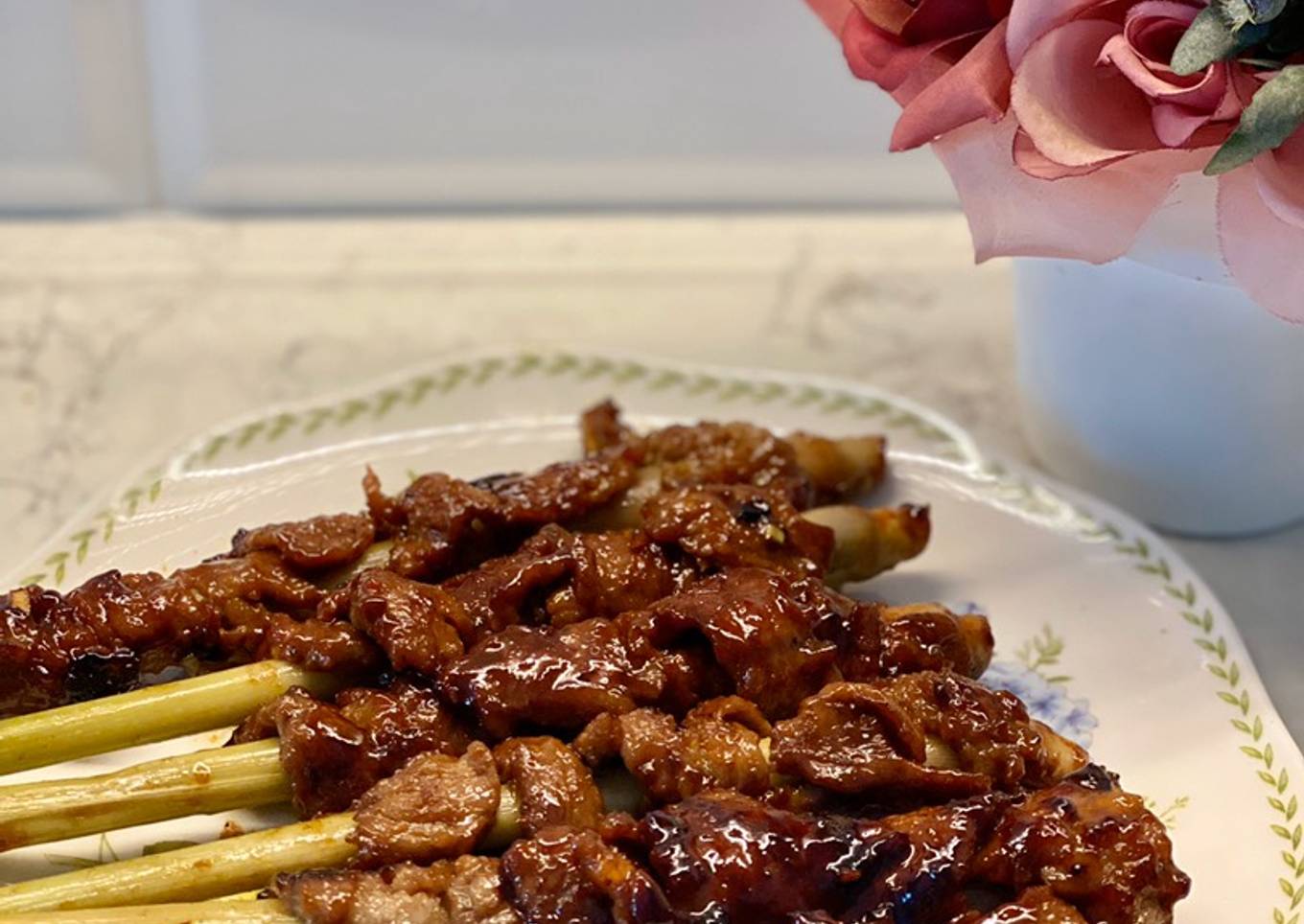 Sate Sapi Lilit bumbu Sre