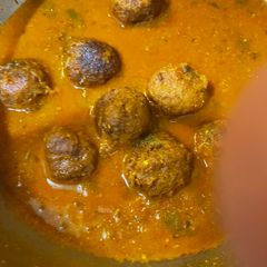 A picture of Lauki k kofte.