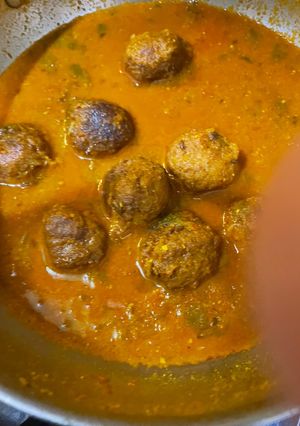 A picture of Lauki k kofte.