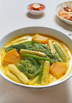 Foto resep Sayur Pucuk Labu Sulur Keladi