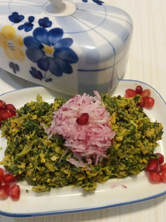 عکسی از دستور املت ریحان و سیر(یک خوشمزه واقعی)😋