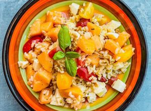 Foto di Insalata di riso al melone al limone