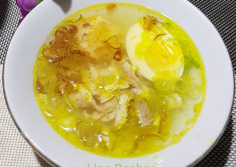 !DICOBA Resep Soto Ayam Kuning Bening♡ ide masakan sehari hari