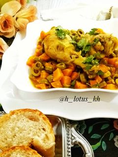 صورة لوصفة طاجين زيتون الجزائري🇩🇿🇩🇿