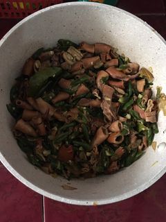 Foto resep Oseng Cumi Asin Cabe Ijo