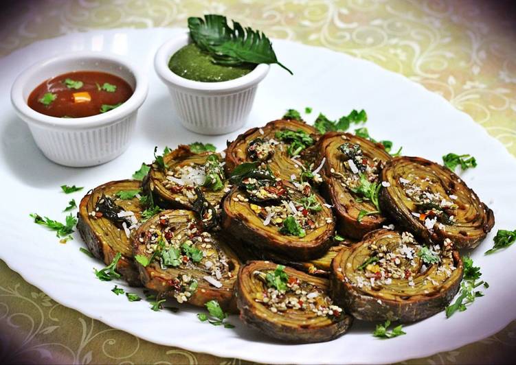 Recipe of Award-winning Patra Bhajiya(colocasia leaves fritters)