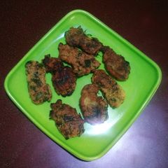 A picture of Spinach fritter.