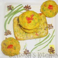 A picture of Mix veggies muffins.