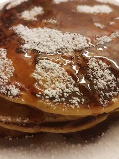 Una foto de Pancakes de Calabaza Express