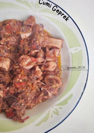 Foto resep Cumi geprek
