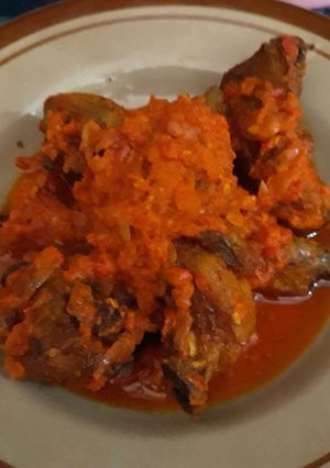 Foto resep Ayam goreng balado padang