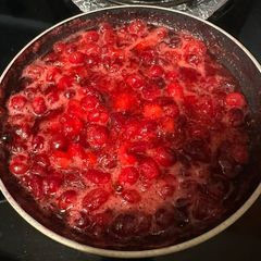 A picture of Cranberry sauce.