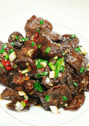 Hình của món Bò lát kho khô(món chay).