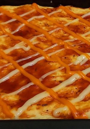 Foto resep Pizza Barbeque Cheese Mayo