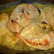 Pollo a la miel y manzana