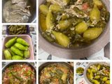 ورق دوالي مع القرع ابو رقبه والقصه