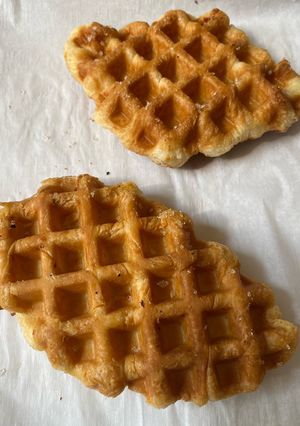 Foto resep Croffle (croissant waffle)