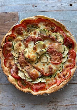 Une photo de Tarte tian de légumes