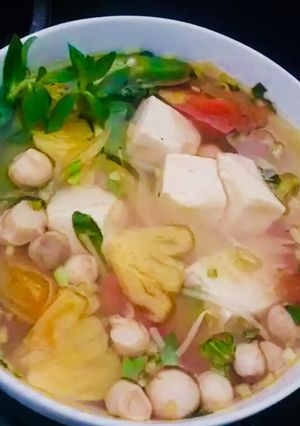 Hình của món Canh chua chay.