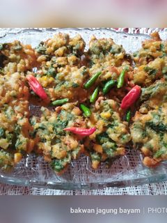 Foto resep Bakwan jagung & bayam
