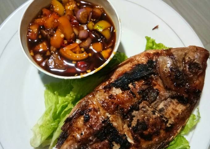 Ikan bakar sambal kecap