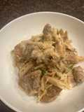Healthy and High Protein Chicken Pasta Alfredo