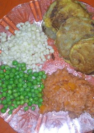 A picture of Potato Shrimp Patties.