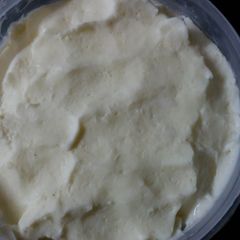 A picture of Homemade butter.