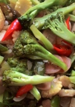 Foto resep Cah Brokoli Warna-warni