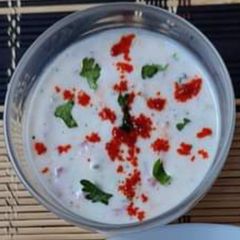 A picture of Carrot and cucumber dip.