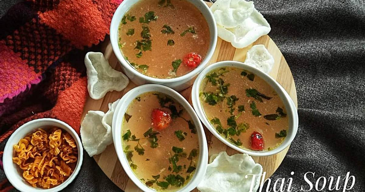 Thai Soup Recipe by Mariam Azeem (Umme Sarim) Cookpad