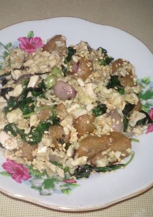 Foto resep Bakso Tempe Oseng Kemangi Wijen