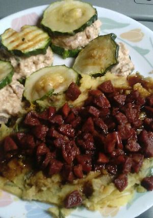 Una foto de Chorizos caramelizados