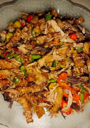 Foto resep Tumis tempe tongkol suwir pedas