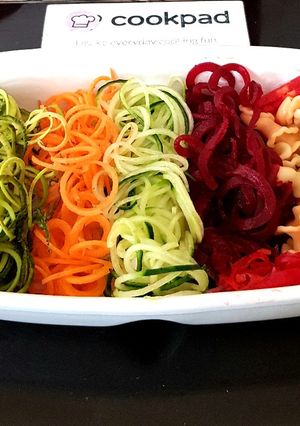 A picture of My Spiral veg & Pasta Salad. 😉.