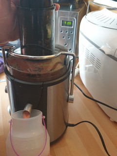 Una foto de Gazpacho con licuadora