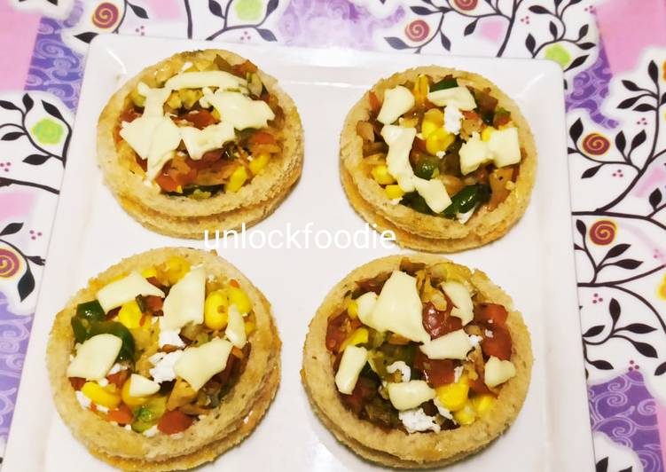 Easiest Way to Make To Try At Home Mini Bread wheel or Disc