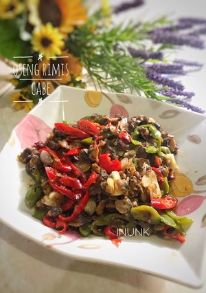 Foto resep Oseng Rimis Cabe