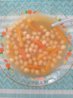 Una foto de Sopa de garbanzos