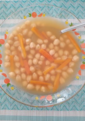 Una foto de Sopa de garbanzos